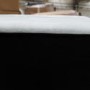 GRADE A2 - Safina Striped Top Ottoman Storage Bench in Duck Egg Blue Velvet