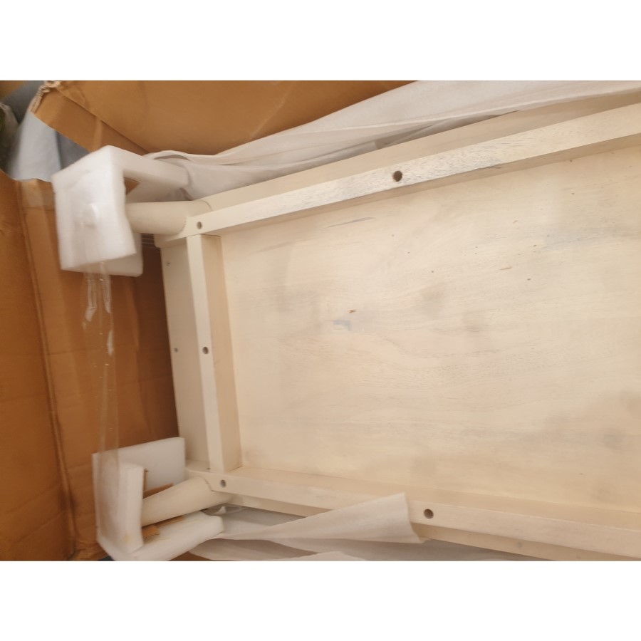 GRADE A2 - Rustic Wooden Chest of 3 Drawers - Beau