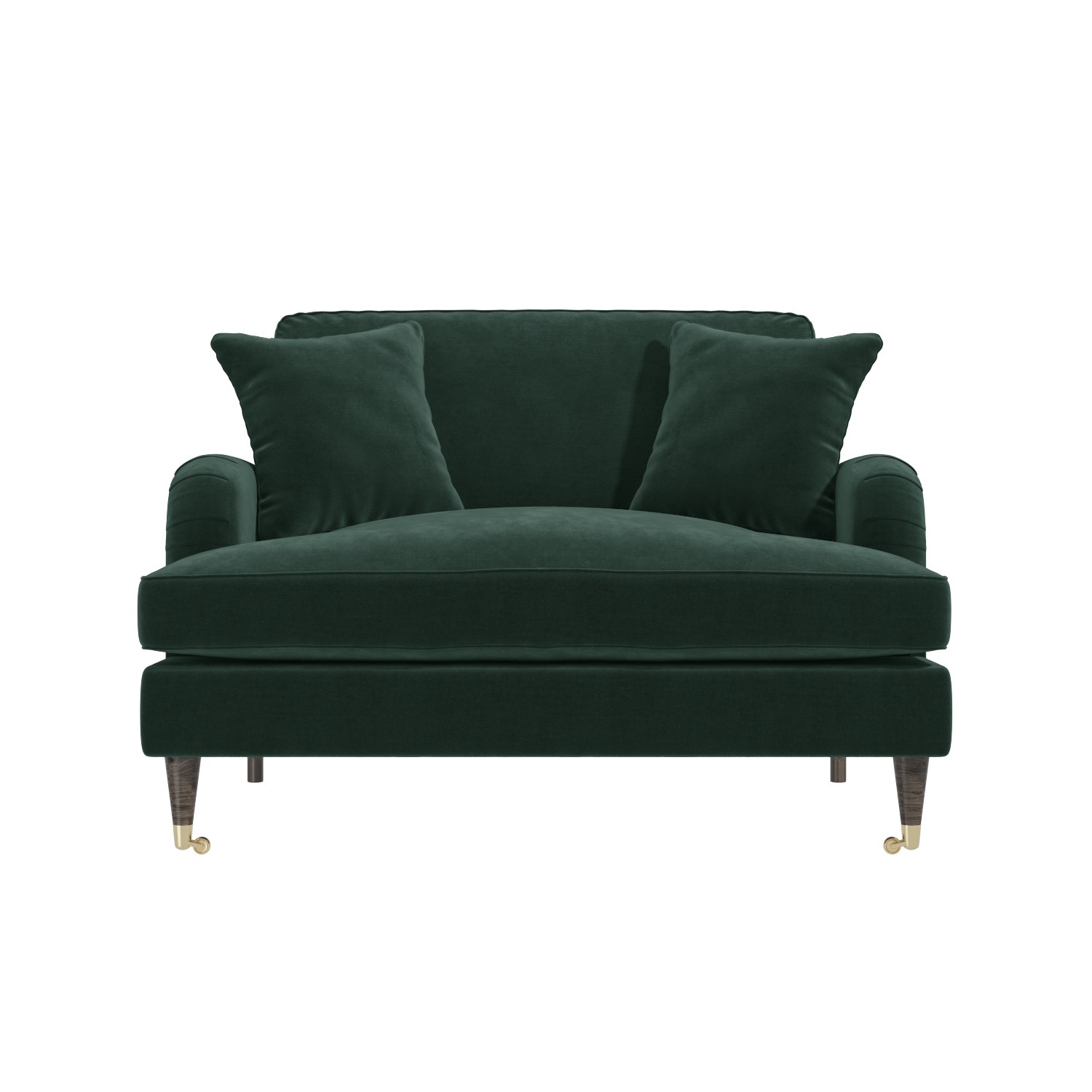 Dark Green Velvet Loveseat Payton Furniture123