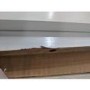 GRADE A3 - AmberGlo Black & White Matte Electric Fireplace Suite - Remote Controlled 