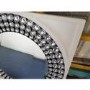 GRADE A2 - Silver Diamond Round Wall Mirror - Jade Boutique