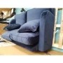 GRADE A2 - Payton Navy Blue Velvet 2 Seater Sofa