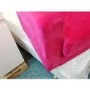 GRADE A2 - Hot Pink Velvet Armchair with Button Detail - Cole