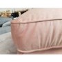 GRADE A2 - Light Pink Velvet Footstool - Payton