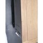 GRADE A2 - Large White Painted Solid Wood TV Unit - TV's up to 77" - Adeline
