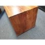 GRADE A2 - Large Dark Wood TV Stand Mid Century - TV's up to 55" - Freya