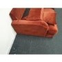 GRADE A2 - Burnt Orange Velvet Loveseat - Payton