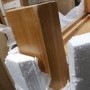 GRADE A2 - Solid Oak Hallway Storage Bench - Corner - Adeline