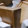 GRADE A2 - Solid Oak Hallway Storage Bench - Corner - Adeline