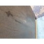 GRADE A2 - Zhara 3 Drawer Chest of Drawers in Grey with Gold Painted Wooden Trim