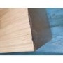 GRADE A2 - Solid Oak TV Unit with Sliding Doors - TV's up to 70" - Scandi - Briana
