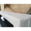 GRADE A2 - Safina Ottoman Storage Bench in Woven Beige Fabric