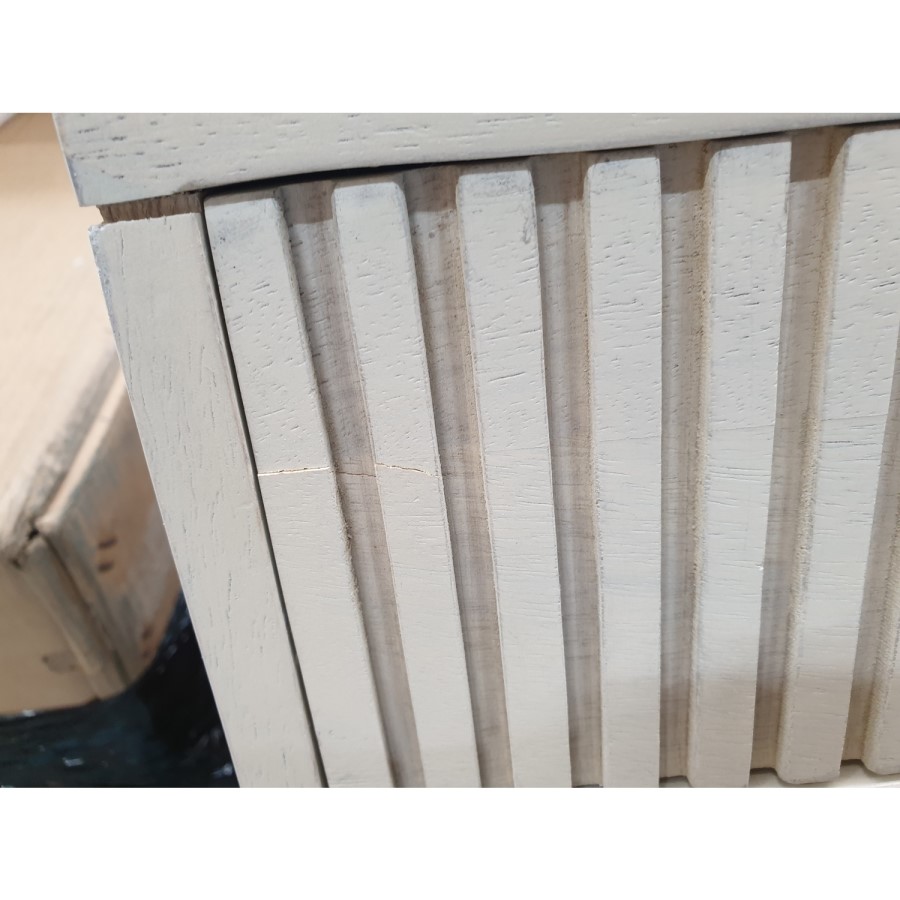 GRADE A2 - Beau Solid Wood 2 Drawer Dressing Table - Scandi Style