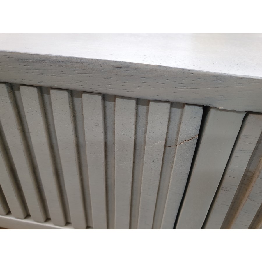 GRADE A2 - Beau Solid Wood 2 Drawer Dressing Table - Scandi Style