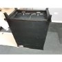 GRADE A2 - Black 5 Drawer Tall Chest of Drawers - Georgia