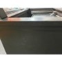 GRADE A2 - Black 5 Drawer Tall Chest of Drawers - Georgia