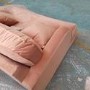 GRADE A2 - Velvet Loveseat in Blush Pink - Payton