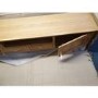 GRADE A2 - Large Solid Wood TV Unit with Storage - TV's up to 77" - Adeline