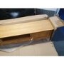 GRADE A2 - Large Solid Wood TV Unit with Storage - TV's up to 77" - Adeline