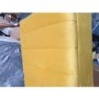 GRADE A2 - Safina Striped Top Ottoman Storage Bench in Yellow Velvet