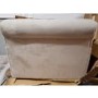 GRADE A2 - Plumpton Beige Velvet Armchair - LPD