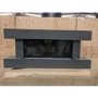 GRADE A3 - Grey Wall Mounted Electric Fireplace Suite with LED Lights - Amberglo