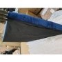 GRADE A2 - Amara King Size Bed Frame in Navy Blue Velvet with Quilted Headboard