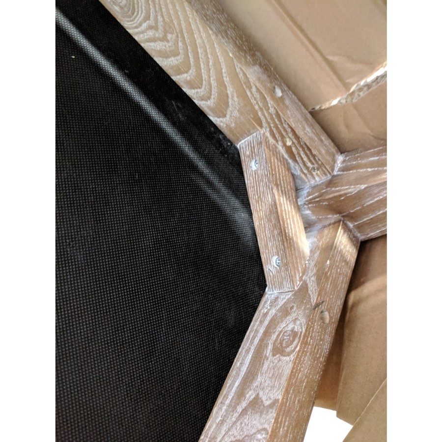 GRADE A2 - Gallery Ecclestone Brown 3 Seater Leather Sofa - Tufted Detailing