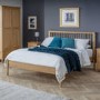 Julian Bowen Solid Oak Double Bed Frame - Cotswold