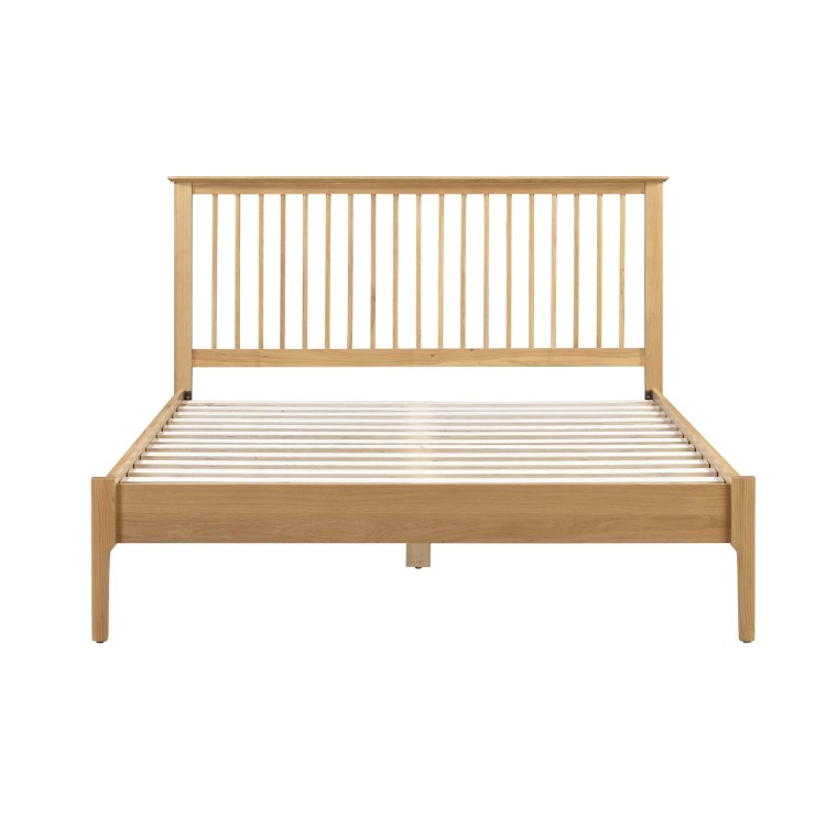 Julian Bowen Solid Oak Double Bed Frame - Cotswold