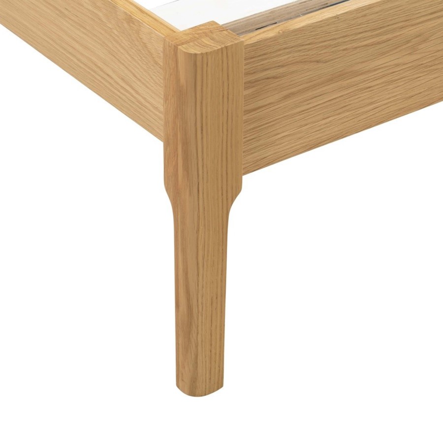 GRADE A1 - Julian Bowen Solid Oak Double Bed Frame - Cotswold