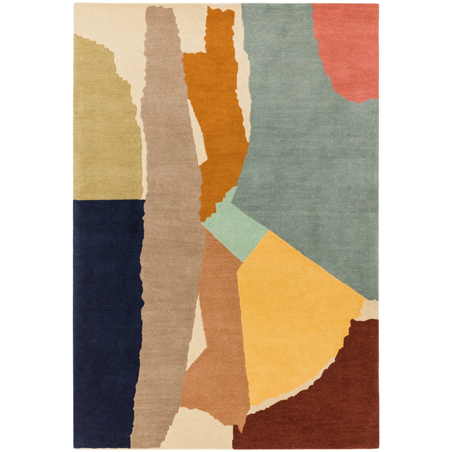 Photo of Reef abstract multi coloured rug - 120x170cm