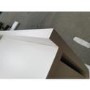 GRADE A2 - White and Gold Curved TV Unit - TV's up to 70" - Olis