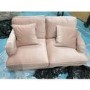 GRADE A2 - Velvet 2 Seater Sofa in Blush Pink - Payton