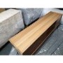 GRADE A2 - Chevron Solid Wood TV Stand with Storage - TV's up to 70" - Telsa