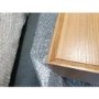 GRADE A2 - Chevron Solid Wood TV Stand with Storage - TV's up to 70" - Telsa