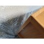GRADE A2 - Chevron Solid Wood TV Stand with Storage - TV's up to 70" - Telsa