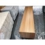 GRADE A2 - Chevron Solid Wood TV Stand with Storage - TV's up to 70" - Telsa