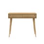 GRADE A2 - Solid Oak Console Table with Drawers - Scandi - Briana