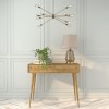 Solid Oak Console Table with Drawers - Briana