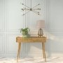 Solid Oak Console Table with Drawers - Briana