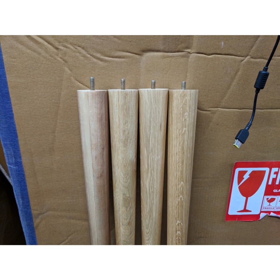 GRADE A2 - Solid Oak Console Table with Drawers - Scandi - Briana