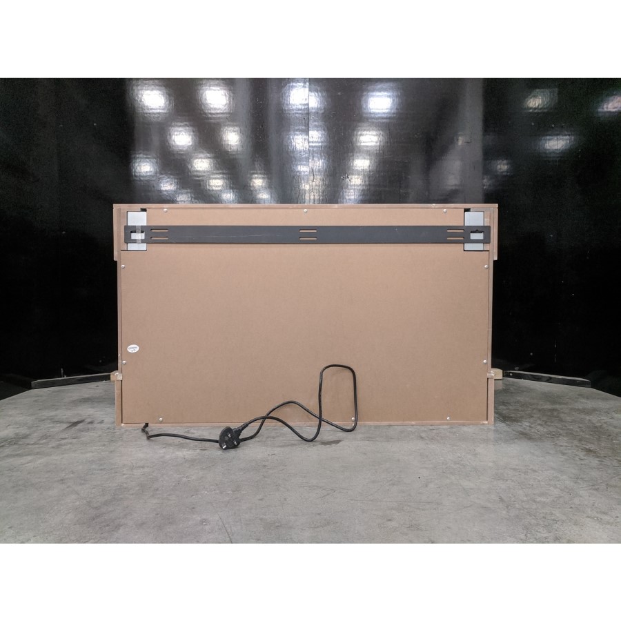 GRADE A2 - White Wall Mounted Electric Fireplace Suite - 39 Inch - Amberglo