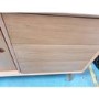 GRADE A2 - Solid Oak Sideboard with Sliding Doors & Drawers - Scandi - Briana
