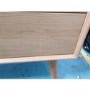 GRADE A2 - Solid Oak Sideboard with Sliding Doors & Drawers - Scandi - Briana