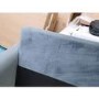 GRADE A2 - Payton Petrol Blue Velvet 3 Seater Sofa