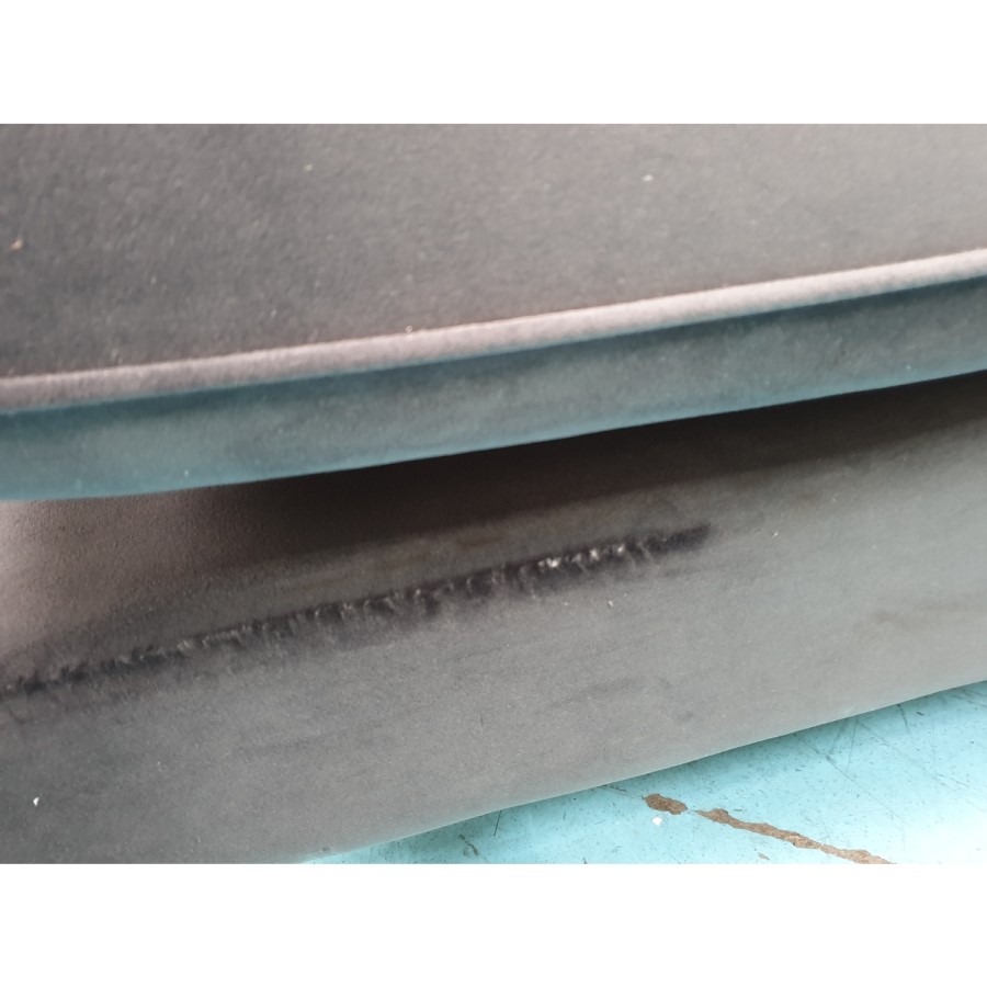 GRADE A2 - Payton Charcoal Grey Velvet 3 Seater Sofa