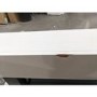 GRADE A3 - White Wall Mounted Electric Fireplace with LED Light Storage Shelf - Amberglo