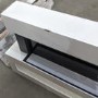 GRADE A3 - White Wall Mounted Electric Fireplace with LED Light Storage Shelf - Amberglo