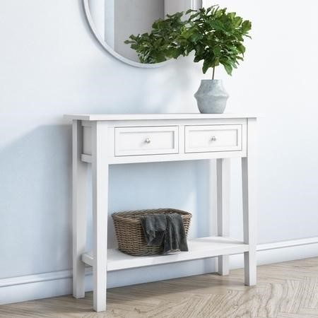 Grade A2 Narrow Console Table With, Tall Console Table Uk